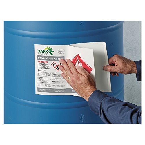 Avery UltraDuty GHS Chemical Labels for Laser Printers, Waterproof, UV Resistant,  8.5" x 11", 500 Pk (60507)