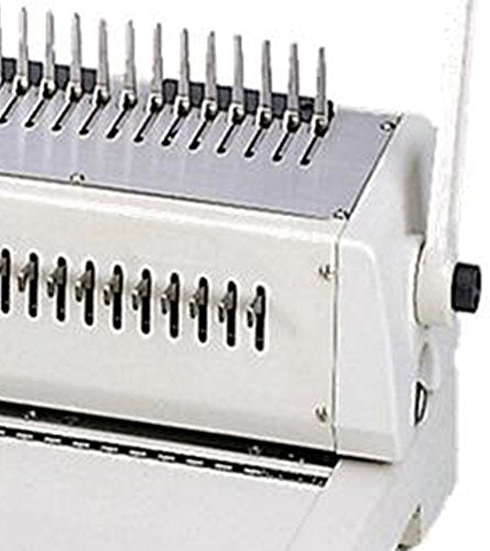 Tamerica TCC242 DuraBind Comb Binding Machine, 15 Sheets Max. Punch Capacity, 425 Sheets Max. Bind Capacity, 2" Max. Comb Diameter, 14" with Open Throat Max. Punch Length