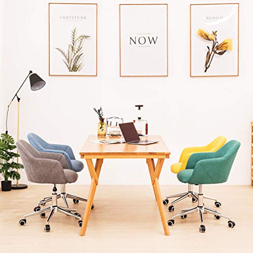 Leisure Swivel Chairs Adjustable Height Home Office Desk Chair Sofa Chair with Soft Seat Cushion SACKDERTY