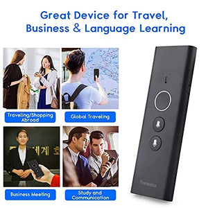 None Multi-Language Instant Voice Translator Portable Smart Voice Translator - Online Russian Language Learning