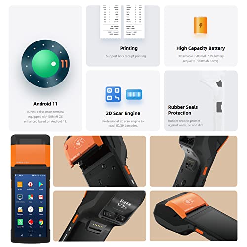 Upgrade 58mm Thermal Printer POS Receipt Printer with Android 11 OS SUNMI-V2s
