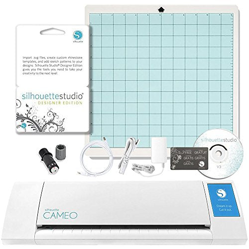 Silhouette America Silhouette Cameo Digital Craft Cutter with Silhouette Studio Designer Edition Software