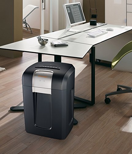 Bonsaii EverShred Pro 3S30 18-Sheet Cross-Cut Heavy Duty Shredder with 240 Minutes Running Time, 7.9 Gallons Pullout Wastebasket and 4 Casters, Black