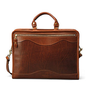 J.W. Hulme Oxford Portfolio Leather Briefcase and Organizer, American Heritage