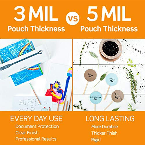 Scotch Thermal Laminating Pouches, 200-Pack, 8.9 x 11.4 Inches, Letter Size Sheets, Clear, 3-Mil (TP3854-200) - Pack of 6