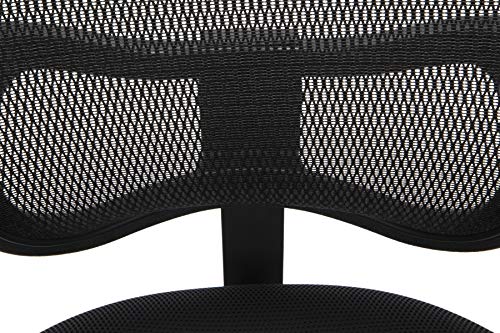 OFM Comfort Series Ergonomic Mesh Swivel Task Chair with Arms and Drafting Kit, Mid Back, in Black (130-AA3-DK-A05)