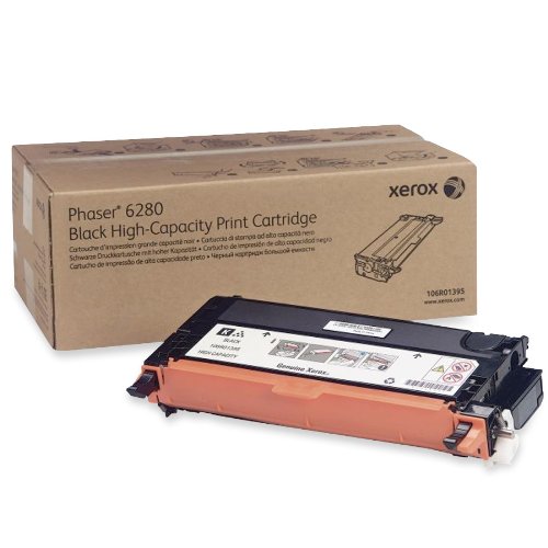 High Capacity Black Toner Cartridge For Xerox Phaser 6280