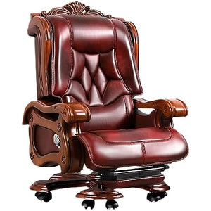 None MADALIAN Recliner Leather Big Manager Big Shift Chair Home Office Chair