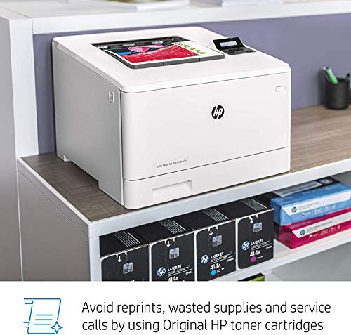 HP Color LaserJet Pro M454dn Printer (W1Y44A) (Renewed)