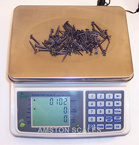 16lb x 0.0005lb Digital Parts Counting Scale Plus - Mid Counting Scale with Check-weighing Function - Inventory Scale - Coin Counting Scale