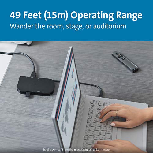 Kensington PowerPointer Presentation Remote with Virtual Pointer - K75241WW