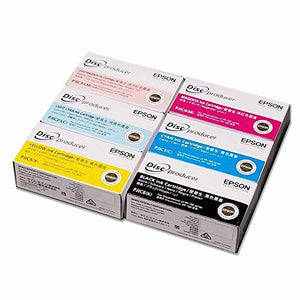 Epson DiscProducer PP-100 Ink Cartridge 6 Color Set in Retail Packaging