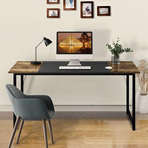 WDT Computer Home Office Writing Desk Splice Board, Black