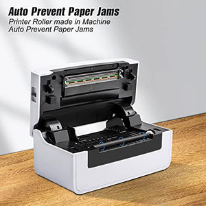 Thermal Label Printer - with 4X6 100 Pcs Direct Thermal Shipping Labels for Shipping Packages Postage Home Small Business, Compatible with Etsy, Shopify,Ebay, Amazon, FedEx