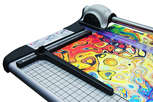 United RT51S 51" Rotary Paper Trimmer with Stand and Fabric Catch Tray, 10 Sheet Capacity, Office and Craft