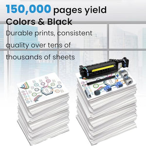 fireinfire B5L35A Fuser Kit Compatible with Color Laserjet M552 M553 M577 - Includes Transfer Roller & Tray