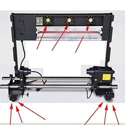 New Printer Accessories Inkjet Printer Heater Dryer roll Paper take-up System (Color : F 120cm) (Color : C 61cm)
