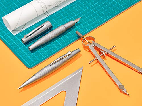 Faber-Castell E-motion M Fountain Pen - Pure Silver,148670