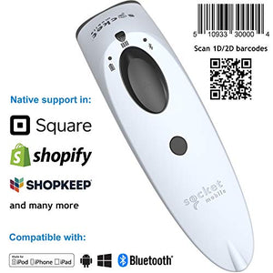 SocketScan S740, Universal Barcode Scanner, White & Charging Stand