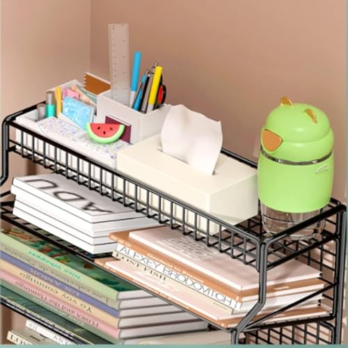 GaRcan Small Bookshelf with Wheels