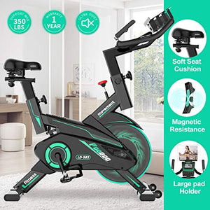 L NOW Exercise Bike Indoor Cycling Bike Belt Drive Smooth Magnetic Resistance Stationary Bike (S3)