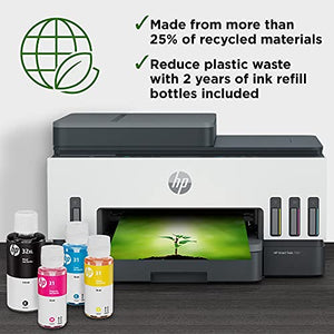 HP Smart Tank 7301 Wireless All-in-One Cartridge-free Ink Tank Printer, up to 2 years of ink included, mobile print, scan, copy, automatic document feeder (28B70A)