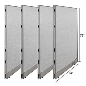 GOF Office Custom Built Workstation Wall Divider (4, 48" x 72")