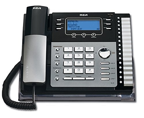 RCA ViSys 25424RE1 4-Line Expandable System Speakerphone with Call Waiting/Caller ID/Intercom