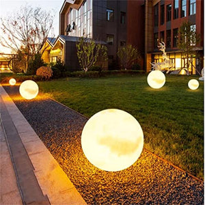 None Villa Outdoor Moon Lamp Floor Lamp