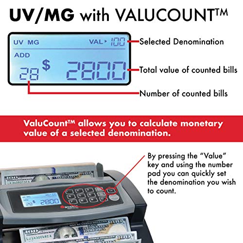 Cassida 5520 UV/MG Money Counter with Counterfeit Bill Detection
