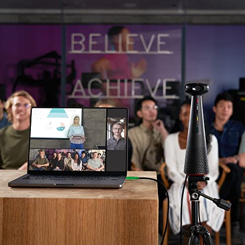 IPEVO Totem 360 Conference Camera with AI Modes, USB-C, Speaker & Microphone