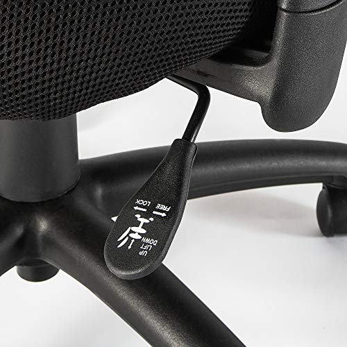 Bush Business Furniture Accord Mesh Back Office Chair in Black