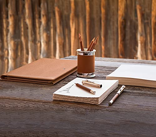 Graf von Faber-Castell Magnum Platinum Plated Perfect Pencil - Brown