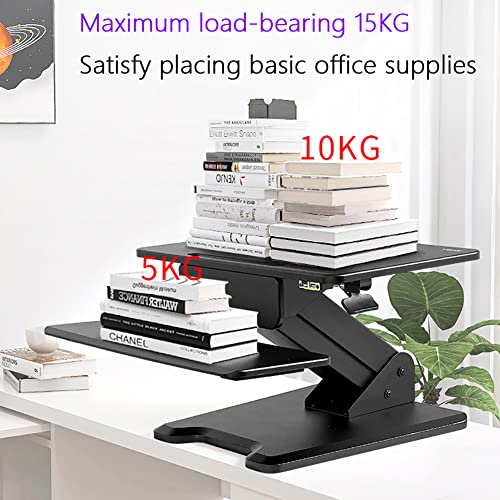JW-YZJW Foldable Office Workstation, Height Adjustable Standing Computer Table - White