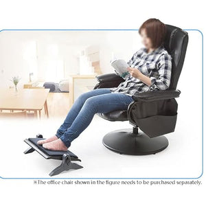 NOTRYA Office Foot Rest Adjustable Angle Soft Cushion Ergonomic Under Desk Footrest
