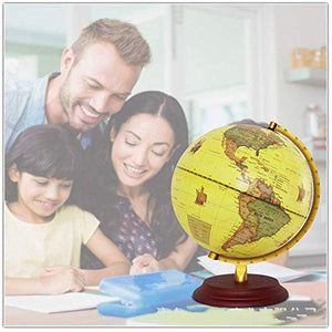 HXHBD Globes Kids LED Globe Light Up World Globe Constellation Globe for Night View Geography Learning Toy Globes of The World with Stand,Chinese and En/43 (Color : Yellow, Size : One Size)