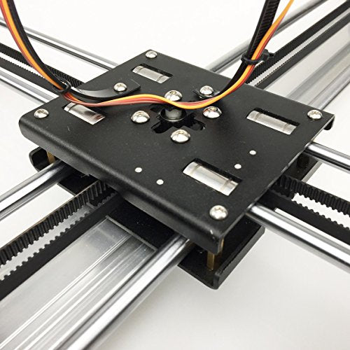 Robot House A3 Working Area Metal Drawing Robot Kit Writer XY Plotter iDraw Hand Writing Robot Kit Based on 3D Printer Corexy or Hbot Structure Support Laser Engraving