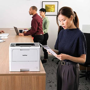 Brother HL-L6210DW Monochrome Laser Printer with Large Paper Capacity, Wireless Networking, Low-Cost Printing, and Advanced Security Features