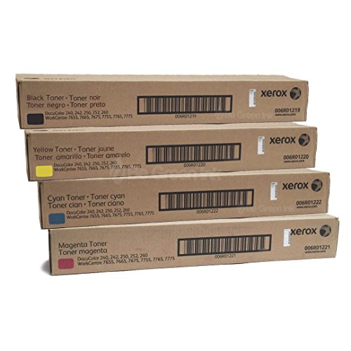 Xerox 240 Toner Cartridge (Black,Cyan,Magenta,Yellow,4-Pack)