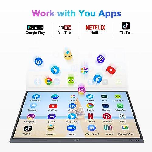 Armer 55'' Smart Board 4K UHD Touchscreen Interactive Whiteboard