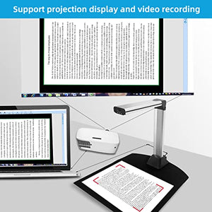 ZSEEWCAM S213AF Document Camera for Teachers with Light, USB Visualiser A3-Size - Mac, Windows, Chromebook Compatible