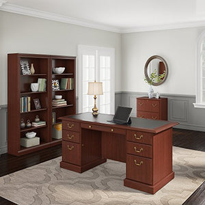 Bush Furniture Saratoga Home Office Desk, Brown