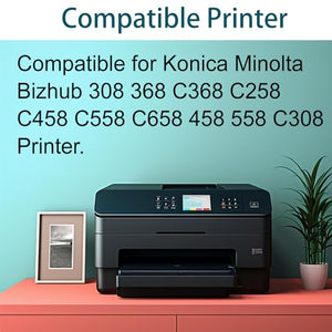 MYNVY DV313 Developer Unit Replacement for Konica Minolta Bizhub Printers (C/M/Y/K 1Set)
