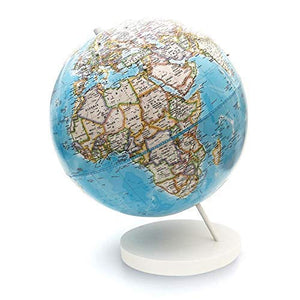 Push Pin World Globe Blue, Travel Globe with Pins