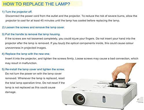 Decinat SPLAMP-101 Original Lamp Replacement Housing for Infocus IN130 IN130ST IN134 IN134ST IN136 IN136ST IN138HD IN138HDST IN2130 IN2134 IN2136 IN2138HD SP2080HD (UHP Bulb Inside)
