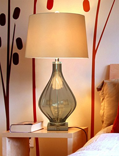 CJSHVR-Lamp American High Standard and Style Glass Lamps Nordic Minimalist Warm Living Room Study Bedroom Bed Lamps