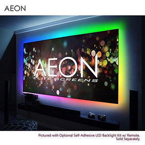 Elite Screens Aeon Series, 120-inch 16:9, 8K / 4K Ultra HD Home Theater Fixed Frame EDGE FREE Borderless Projector Screen, CineWhite Matte White Front Projection Screen, AR120WH2
