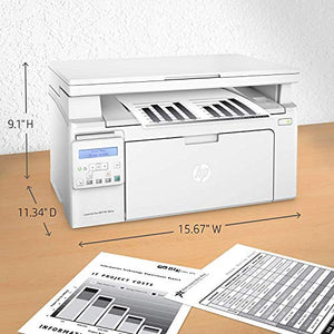 HP LaserJet Pro M130nw All-in-One Wireless Laser Printer, Works with Alexa (G3Q58A). Replaces HP M125nw Laser Printer