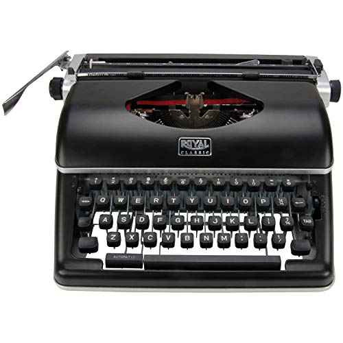Classic manual typewriter black