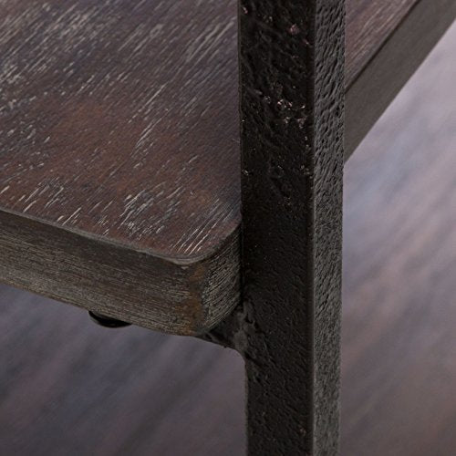 Rustic Desk Provides Classic Style and Contemporary Functionality. Computer Table Workstation Suitable for Home, Office Area, Craft Room, Or Den. PC Laptop Farmhouse Desktop Creates Timeless Feel.